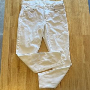 Gap White Skinny Jeans